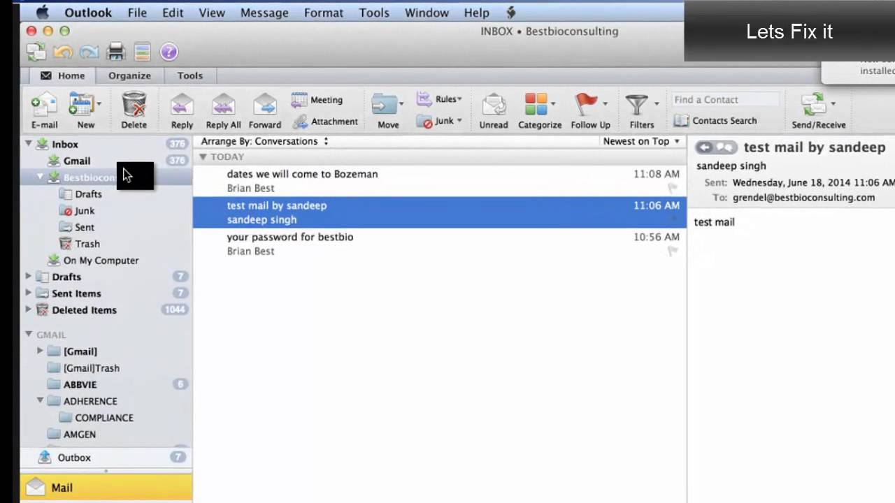 outlook email for mac